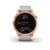 fenix 7S Solar - Rose Gold-Kum Rengi resmi