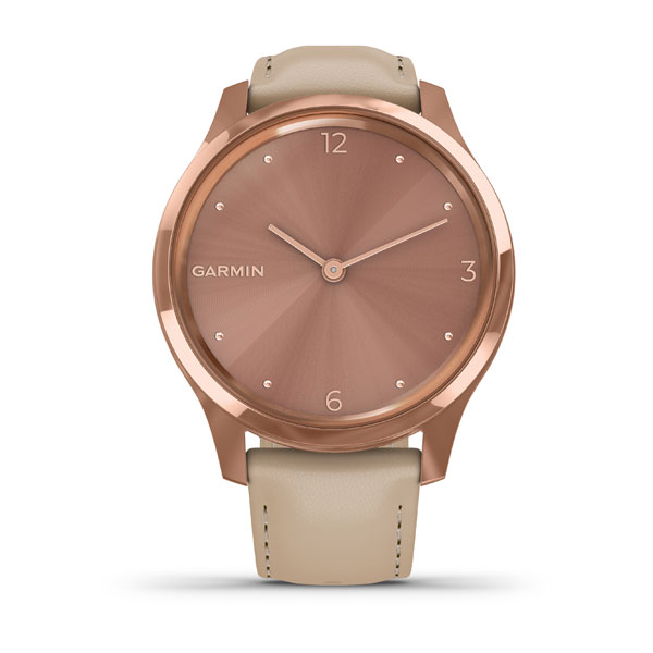 vivomove Luxe 18K Rose Gold PVD Kum Rengi - İtalyan Deri Kayışlı resmi