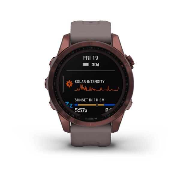 Garmin Türkiye | Garmin fenix 7S Sapphire Solar - Bronz Titanyum