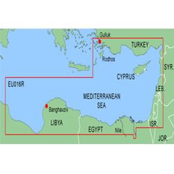 Bluechart MEU016R Harita Data Kartı - Doğu Akdeniz resmi