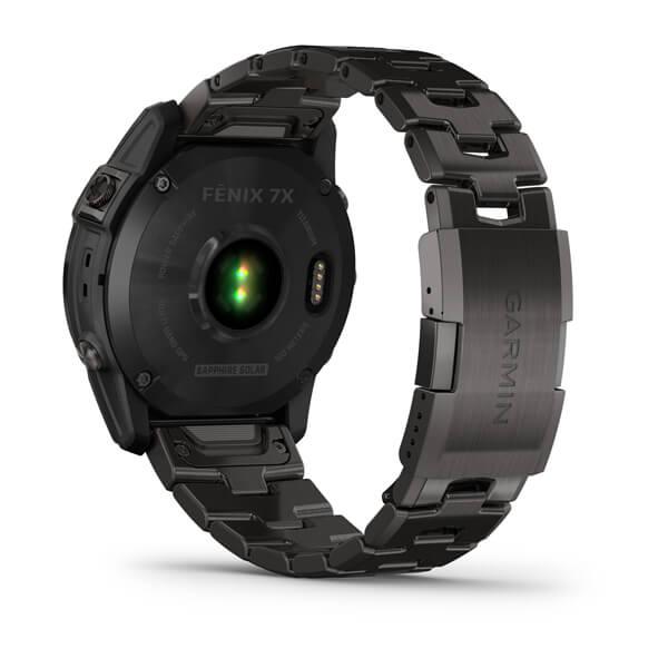 fenix 7X Sapphire Solar -  Karbon Gri DLC Titanyum - Titanyum Kayış resmi