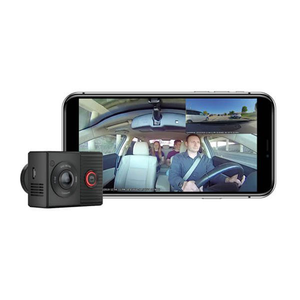 Dash Cam Tandem - İki Adet 180 Derecelik Lense Sahip Çift Lensli Araç Kamerası resmi