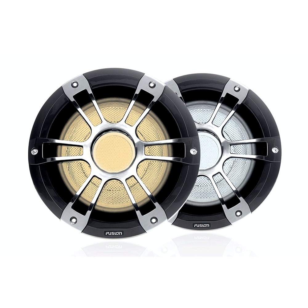 Fusion SG-SL102SPC 600 Watt Sports Krom Marine CRGBW LED Subwoofer resmi