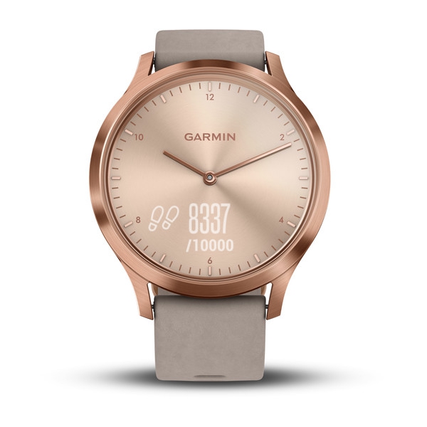 vivomove HR Rose Gold - Gri Süet Kayışlı resmi