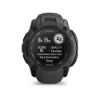 Instinct 2X Solar - Graphite Siyah resmi