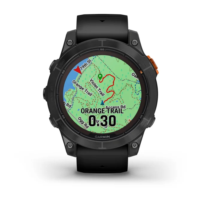 fenix 7 Pro Solar Edition - Slate Gri | Siyah Kayışlı resmi