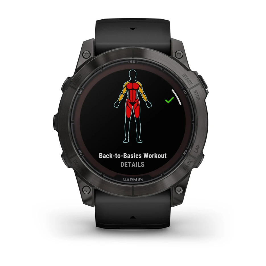 fenix 7X Pro Sapphire Solar Edition - Karbon Gri DLC Titanyum,  Siyah Kayışlı resmi