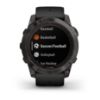 fenix 7X Pro Sapphire Solar Edition - Karbon Gri DLC Titanyum,  Siyah Kayışlı resmi