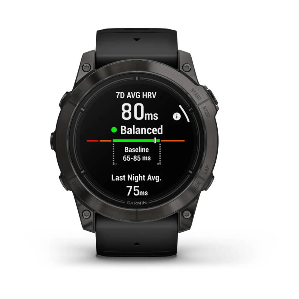 epix Pro (Gen 2) – Sapphire Edition | 51 mm - Karbon Gri DLC Titanyum, Siyah kayışlı resmi