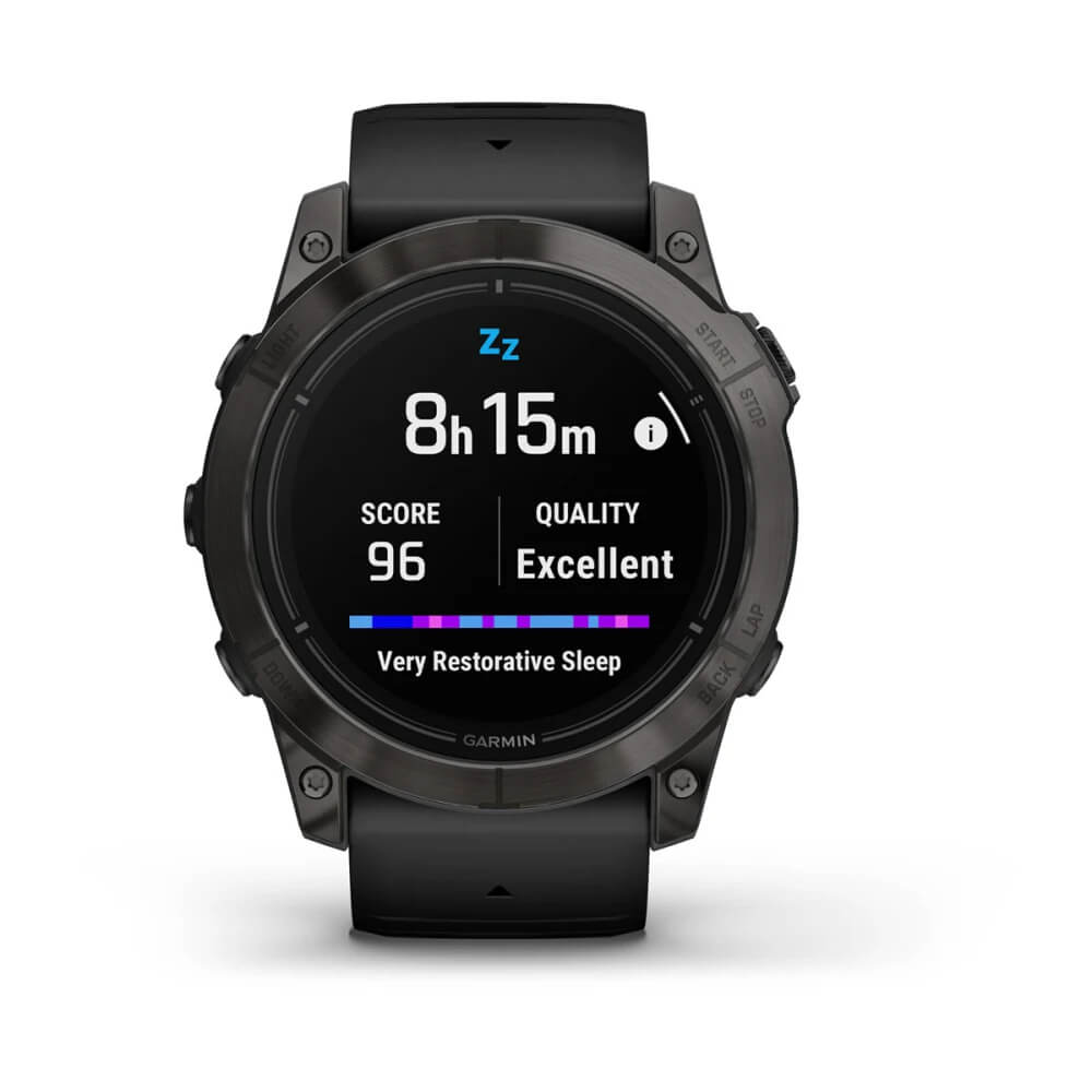 epix Pro (Gen 2) – Sapphire Edition | 51 mm - Karbon Gri DLC Titanyum, Siyah kayışlı resmi
