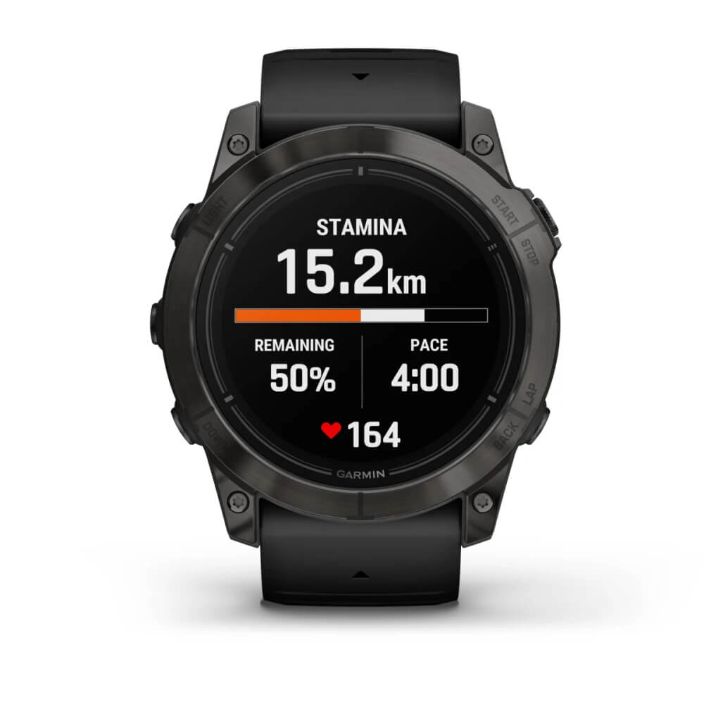 epix Pro (Gen 2) – Sapphire Edition | 51 mm - Karbon Gri DLC Titanyum, Siyah kayışlı resmi