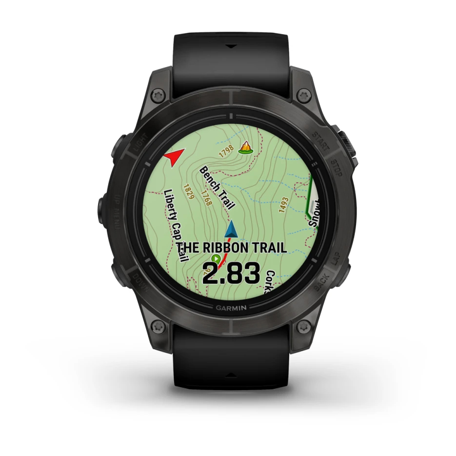 epix Pro (Gen 2) – Standard Edition | 47 mm - Slate Gri, Siyah kayışlı resmi