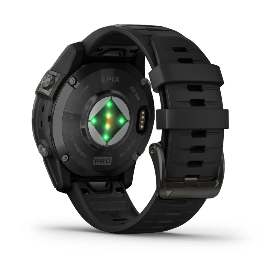 epix Pro (Gen 2) – Standard Edition | 47 mm - Slate Gri, Siyah kayışlı resmi