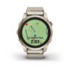 epix Pro (Gen 2) – Sapphire Edition | 42 mm - Krem, Desenli kayışlı resmi
