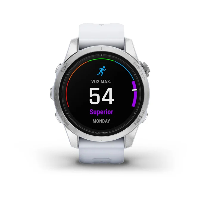 epix Pro (Gen 2) – Standard Edition | 42 mm - Gümüş, Beyaz kayışlı resmi