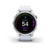 epix Pro (Gen 2) – Standard Edition | 42 mm - Gümüş, Beyaz kayışlı resmi