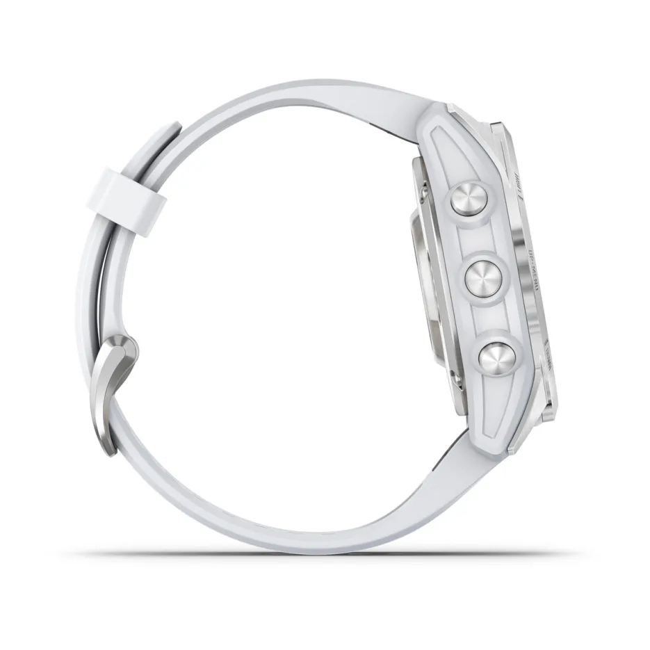epix Pro (Gen 2) – Standard Edition | 42 mm - Gümüş, Beyaz kayışlı resmi