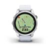 epix Pro (Gen 2) – Standard Edition | 42 mm - Gümüş, Beyaz kayışlı resmi