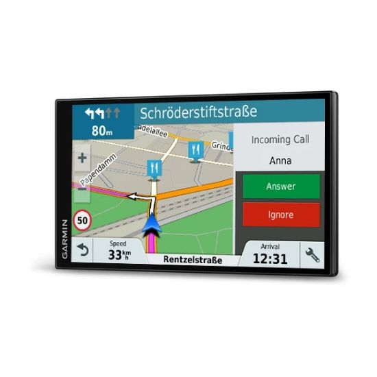 Dipos 3x Pellicola Protettiva In Vetro Cristallo Per Garmin DriveSmart 61 LMT-D - Protezione Anti Graffio, Trasparente, Touch Sensibile, Made In Germany, Taglio Laser, Senza Bolle