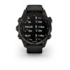 Descent Mk3i – 43 mm - Karbon Gri DLC Titanyum, Siyah Silikon Kayışlı resmi