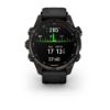 Descent Mk3i – 43 mm - Karbon Gri DLC Titanyum, Siyah Silikon Kayışlı resmi