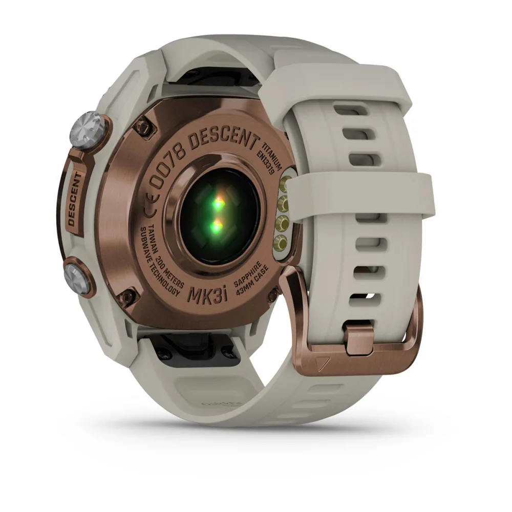 Descent Mk3i – 43 mm - Bronz PVD Titanyum, French Gri Silikon Kayışlı resmi