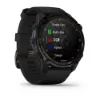 Descent Mk3i – 51 mm - Karbon Gri DLC Titanyum, Siyah Silikon Kayışlı resmi