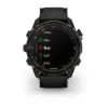 Descent Mk3i – 51 mm - Karbon Gri DLC Titanyum, Siyah Silikon Kayışlı resmi
