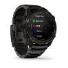 Descent Mk3i – 51 mm - Karbon Gri DLC Titanyum, DLC Titanyum Kayışlı ve Descent T2 Transceiver resmi