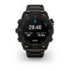 Descent Mk3i – 51 mm - Karbon Gri DLC Titanyum, DLC Titanyum Kayışlı ve Descent T2 Transceiver resmi