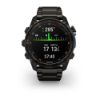 Descent Mk3i – 51 mm - Karbon Gri DLC Titanyum, DLC Titanyum Kayışlı ve Descent T2 Transceiver resmi