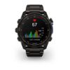Descent Mk3i – 51 mm - Karbon Gri DLC Titanyum, DLC Titanyum Kayışlı ve Descent T2 Transceiver resmi