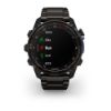 Descent Mk3i – 51 mm - Karbon Gri DLC Titanyum, DLC Titanyum Kayışlı ve Descent T2 Transceiver resmi