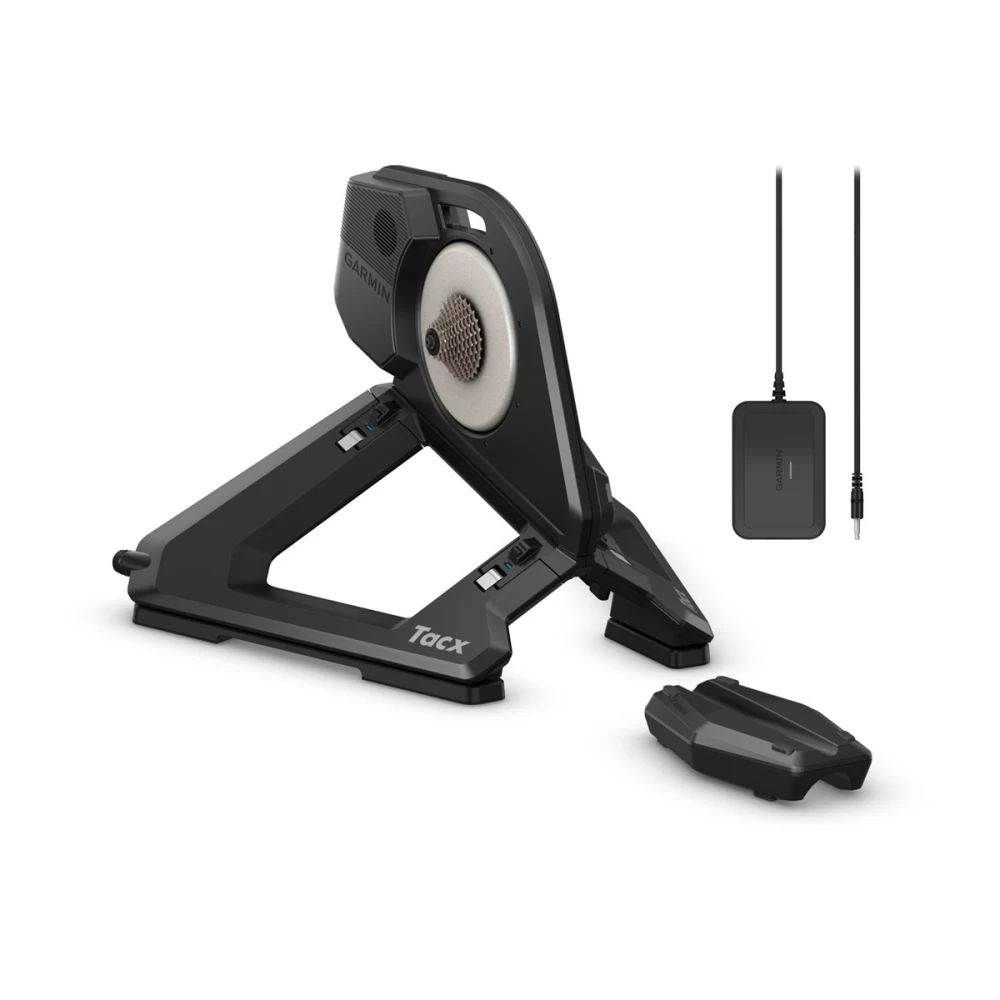 Tacx NEO 3M Smart Trainer - Önceden Yüklenmiş SHIMANO/SRAM 11 vitesli Kaset ile Direct drive Smart Trainer, Campagnolo N3W gövde ve Akıllı Ağ Adaptörü resmi