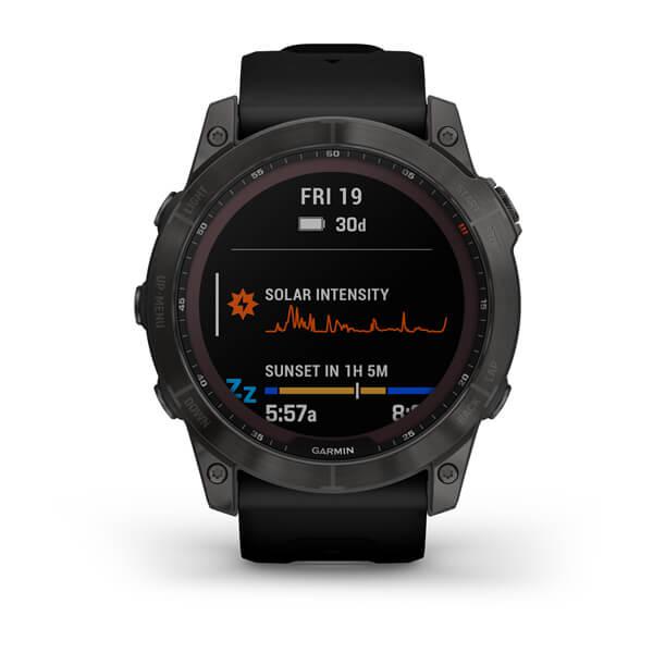 fenix 7X Sapphire Solar | Lily 2  Krem Altın,  Taba Deri Kayışlı | Bundle resmi