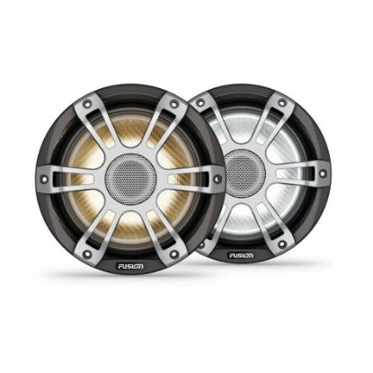 Fusion Signature Series 3i Marine Coaxial Hoparlör - 7.7" 280 watt CRGBW Coaxial Sports Gray  Marine Hoparlör(Çift) resmi