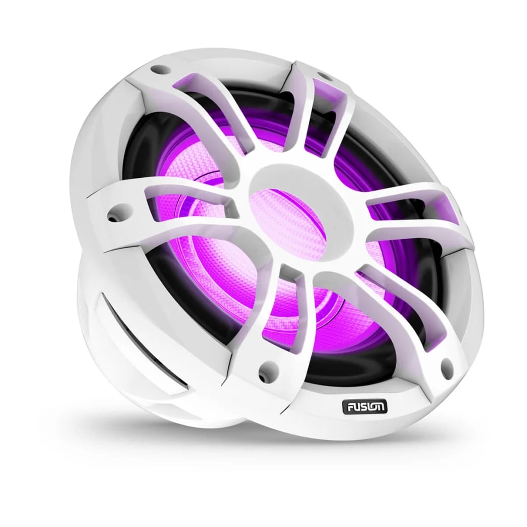 Fusion Signature Series 3i Marine Subwoofers - 10" 600 watt CRGBW Sports White Marine Subwoofer resmi