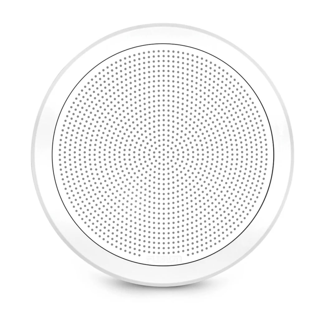 Fusion FM Series Marine Hoparlör - 6.5" 120 Watt Round White Flush Mount Marine Hoparlör (Çift) resmi