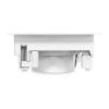 Fusion FM Series Marine Hoparlör - 6.5" 120 Watt Square White Flush Mount Marine Hoparlör (Çift) resmi