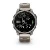 fenix 8 - 47 mm, AMOLED - Sapphire, Titanyum, Vented Titanyum Kayışlı resmi