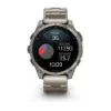 fenix 8 - 47 mm, AMOLED - Sapphire, Titanyum, Vented Titanyum Kayışlı resmi