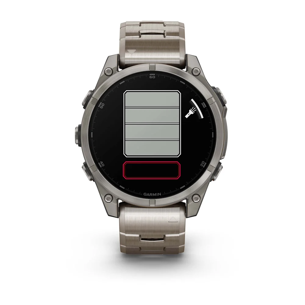 fenix 8 - 47 mm, AMOLED - Sapphire, Titanyum, Vented Titanyum Kayışlı resmi