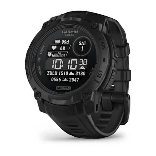Instinct 3 – 45 mm, Solar, Tactical Edition - Siyah resmi