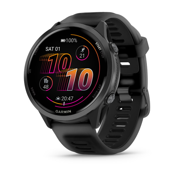 Forerunner 570 - 47 mm - Slate Gri | Siyah resmi