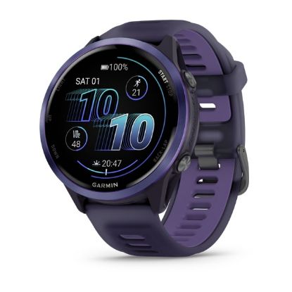 Forerunner 570 - 47 mm - Mor | Gri resmi