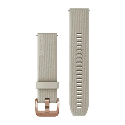 Quick Release 20 mm Yedek Kayış - Açık Kum, Pembe Altın resmi