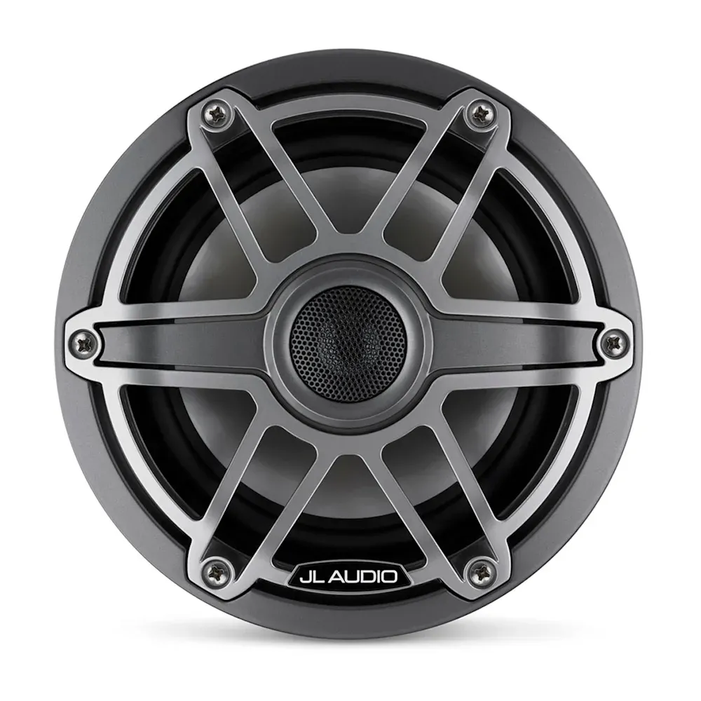 JL Audio M6 Marine Hoparlörleri - 6.5" Titanyum spor Izgaralı resmi