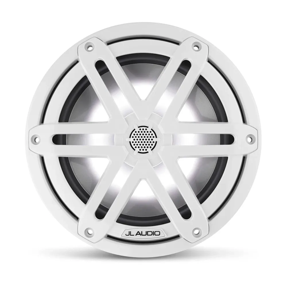 JL Audio M3 Marine Hoparlörleri - 7.7" LED ve Beyaz Spor Izgaralı resmi