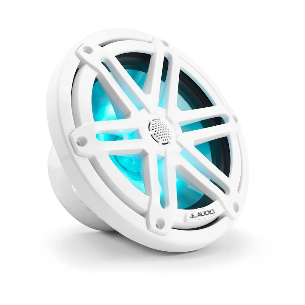JL Audio M3 Marine Hoparlörleri - 7.7" LED ve Beyaz Spor Izgaralı resmi