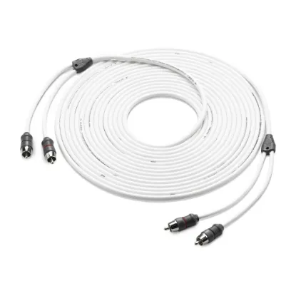 JL Audio Deniz Ses Sistemi Bağlantı Kablosu - 2 kanallı, 25 fit (XMD WHTAIC2 25) resmi